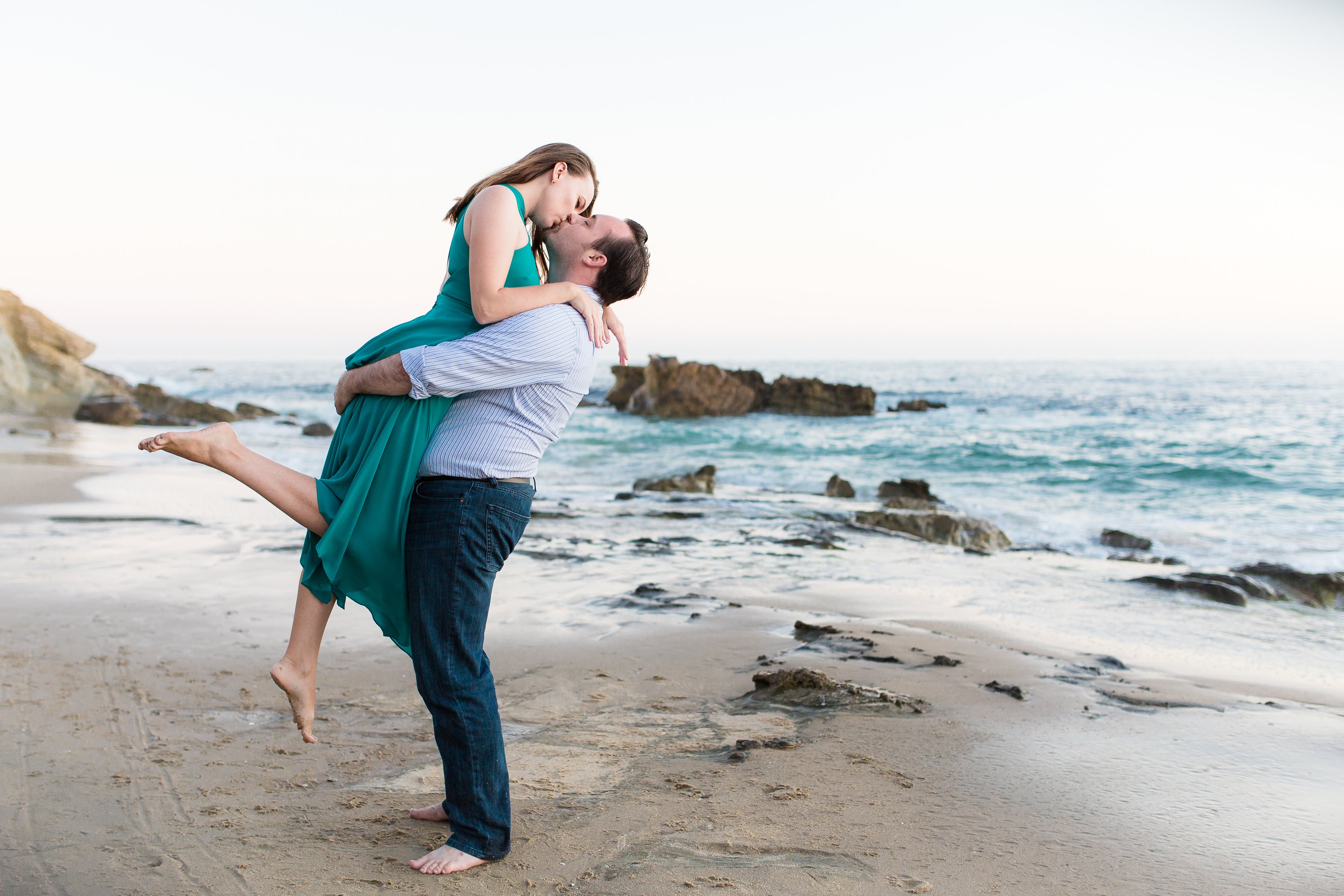 Romantic Laguna Beach Couples Portrait