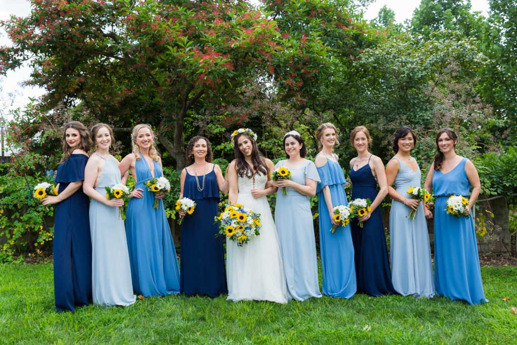 Phipps Conservatory Wedding bride with bride´s maids