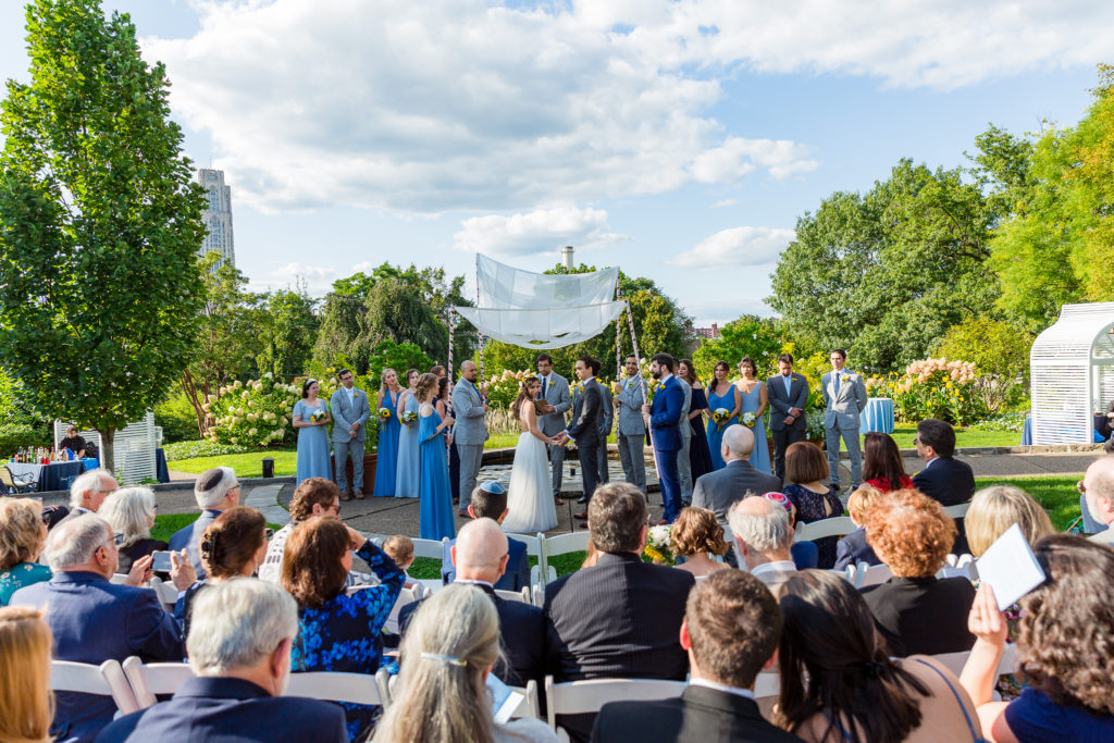 Wedding ceremony at Phipps Conservatory Wedding
