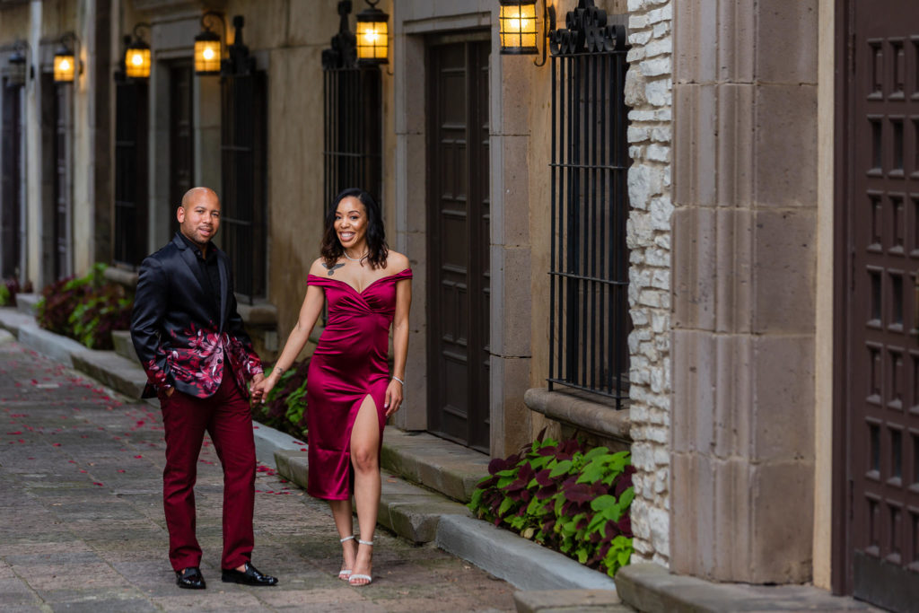 Engagement session at Las Colinas in Irving