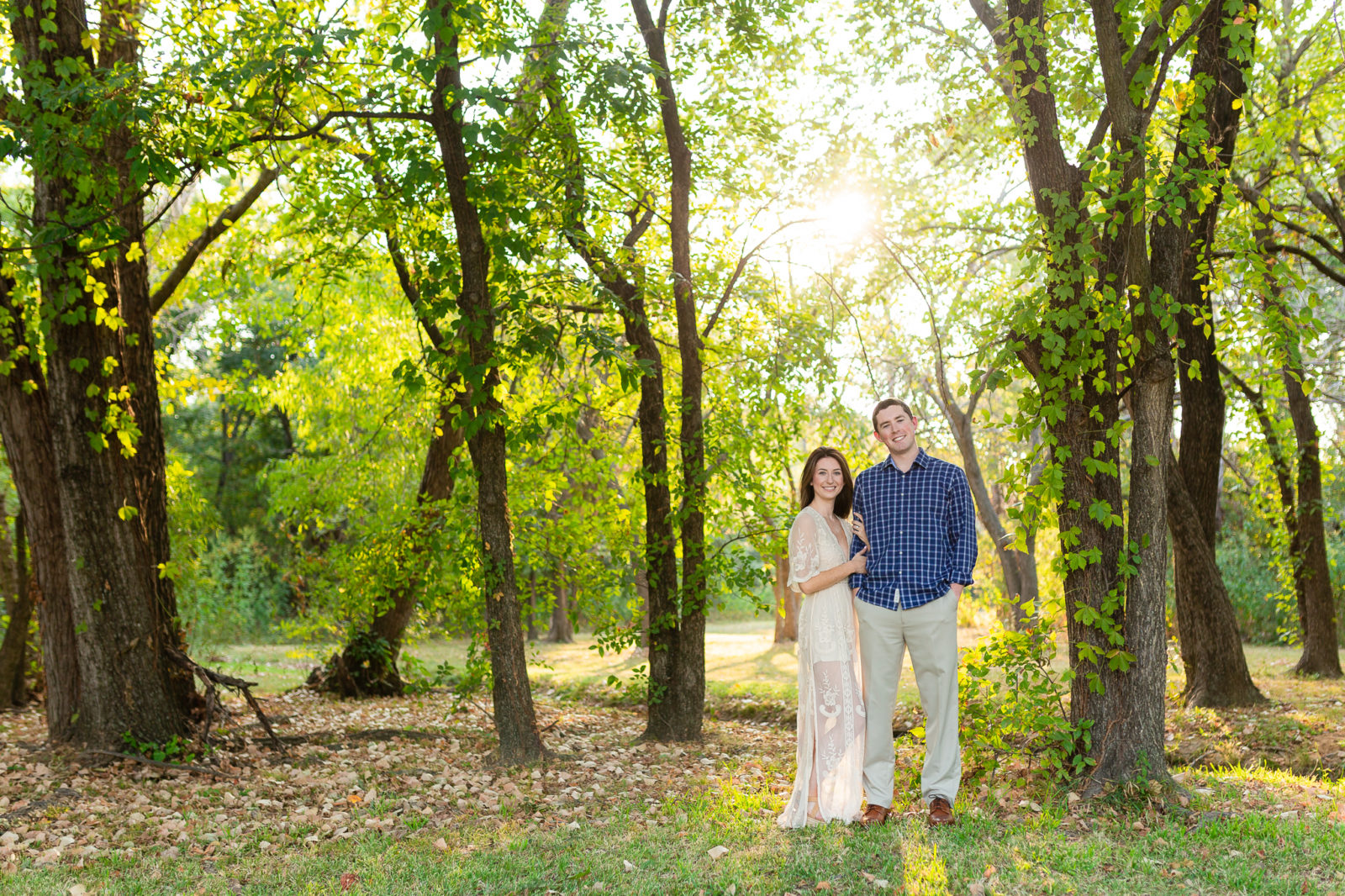 Colleyville Park Engagement Photos