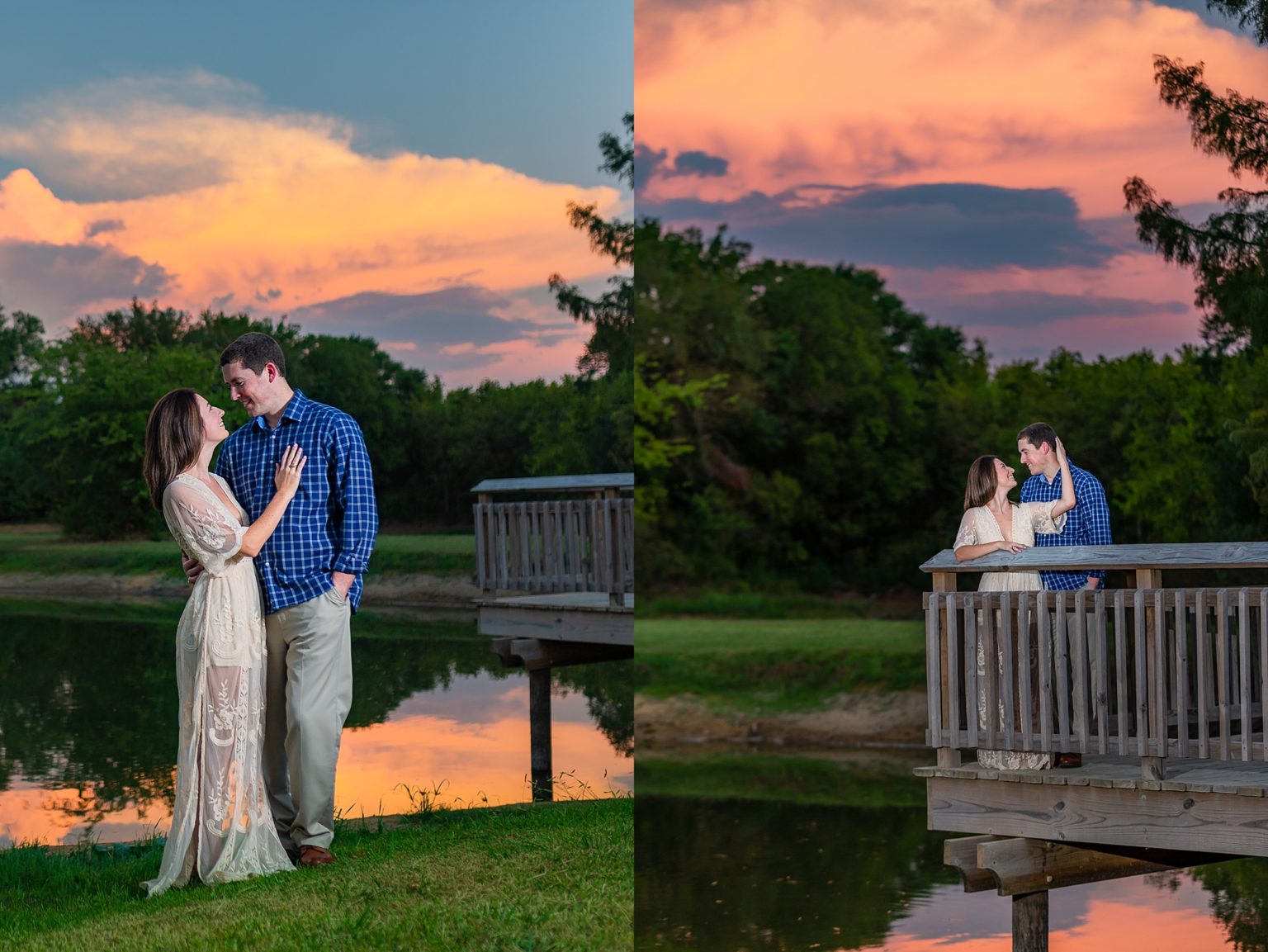 Colleyville Park Engagement Photos