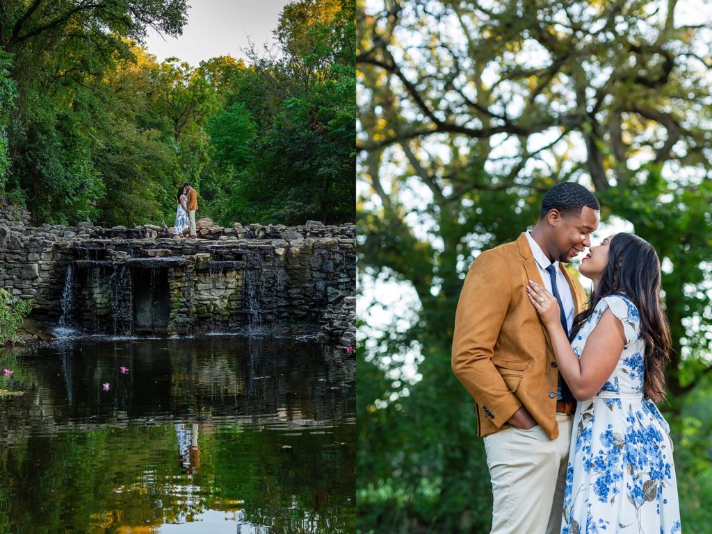 Couples engagement photo session in Dallas