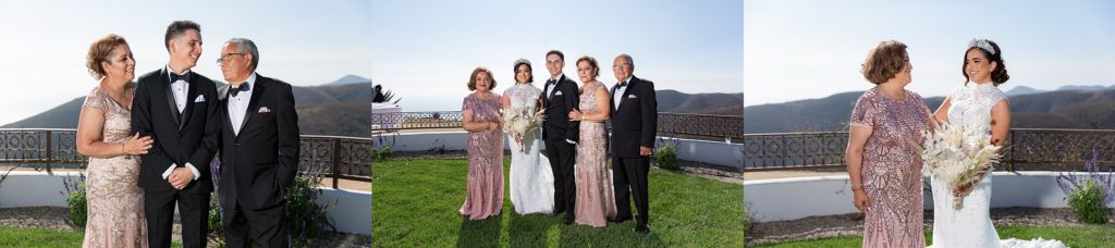 Wedding photography with family
