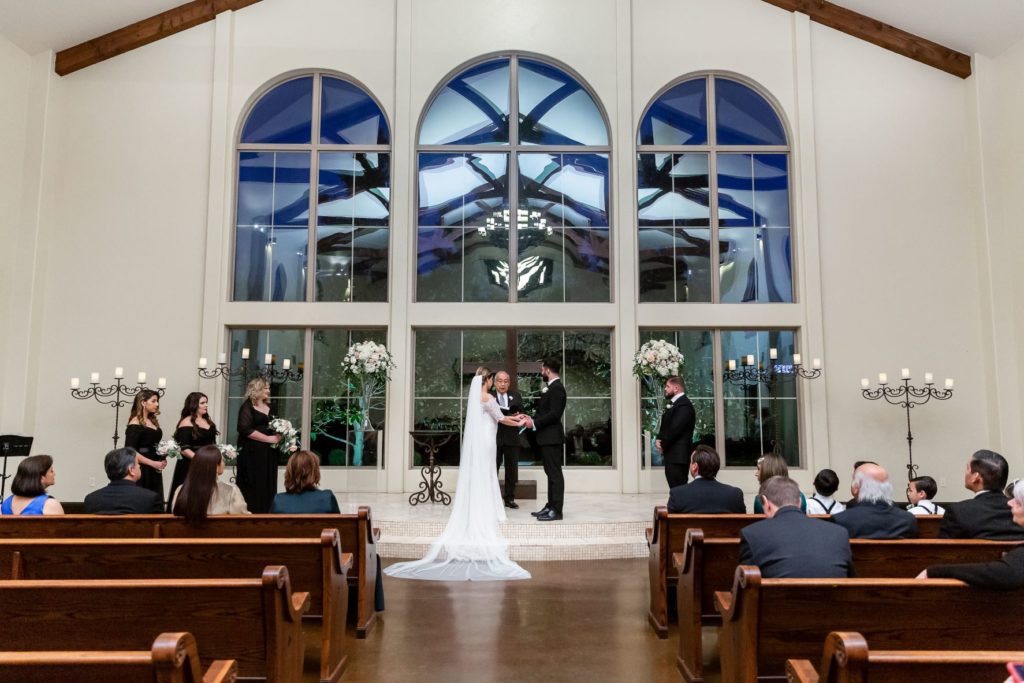 Wedding ceremony at Chapel at Ana Villa